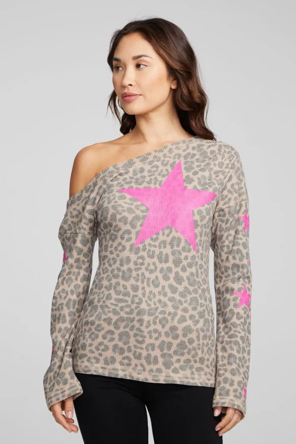 New Leopard Star Long Sleeve Women Loungewear | Graphics