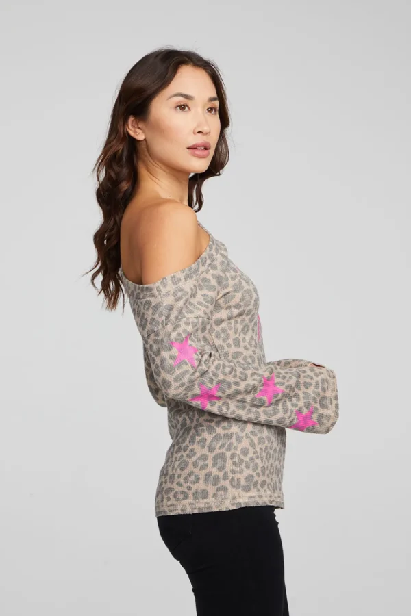 New Leopard Star Long Sleeve Women Loungewear | Graphics
