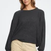 Best Sale Lesh Long Sleeve Tee - Black Onyx Women Loungewear