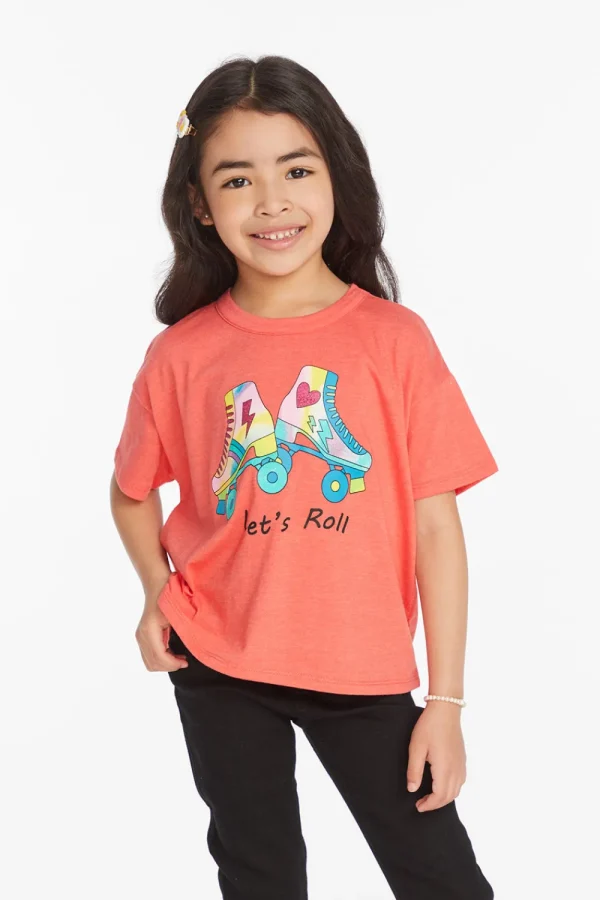 Cheap Lets Roll Girls Tee Kids Girls