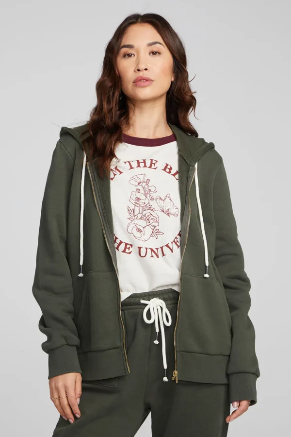 Sale Lex Forest Night Zip Up Hoodie Women Outerwear | Loungewear