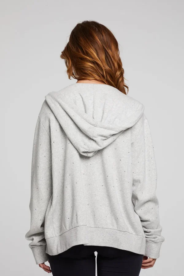 Sale Lex Heather Grey Zip Up Hoodie Women Outerwear | Loungewear