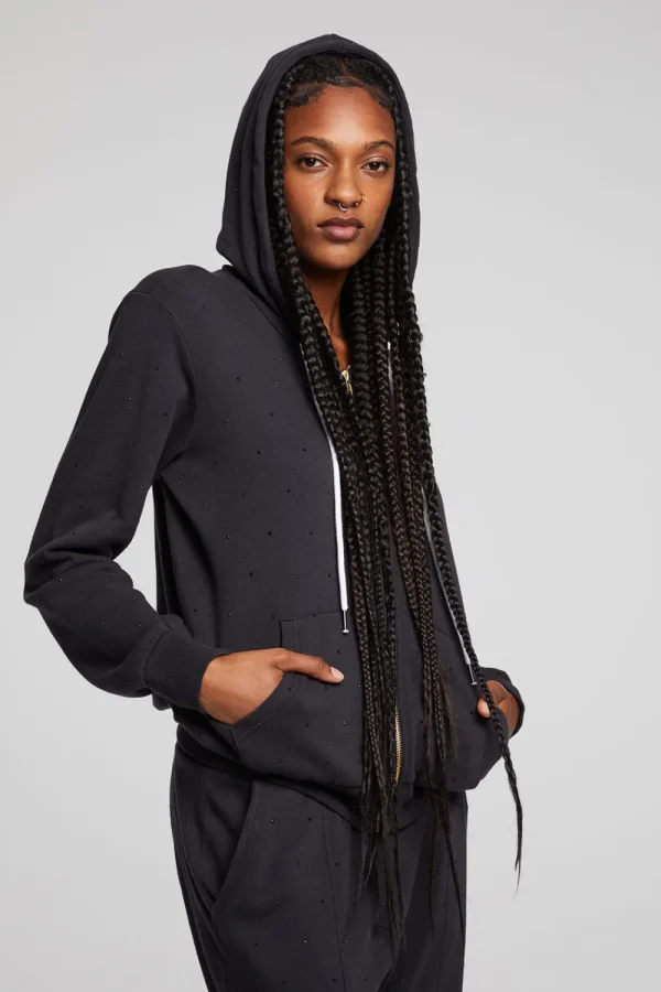 Best Sale Lex Licorice Zip Up Hoodie Women Outerwear | Loungewear