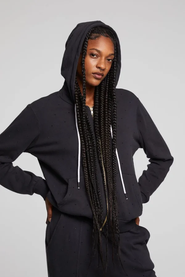 Best Sale Lex Licorice Zip Up Hoodie Women Outerwear | Loungewear