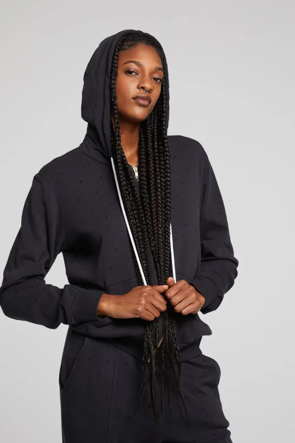 Best Sale Lex Licorice Zip Up Hoodie Women Outerwear | Loungewear