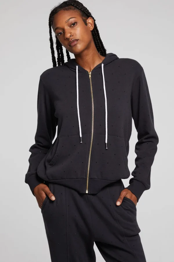Best Sale Lex Licorice Zip Up Hoodie Women Outerwear | Loungewear