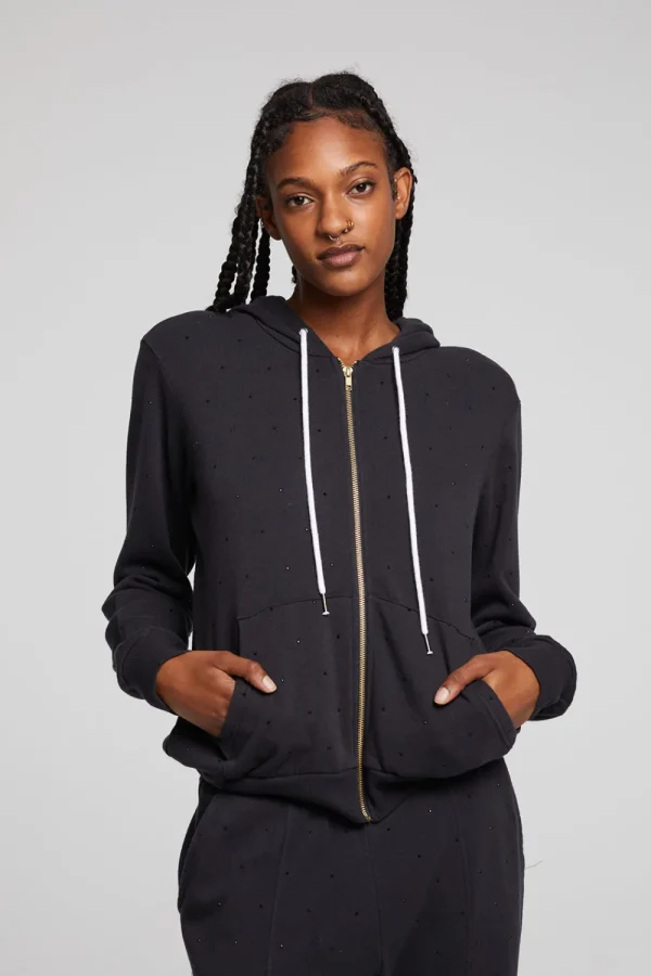 Best Sale Lex Licorice Zip Up Hoodie Women Outerwear | Loungewear