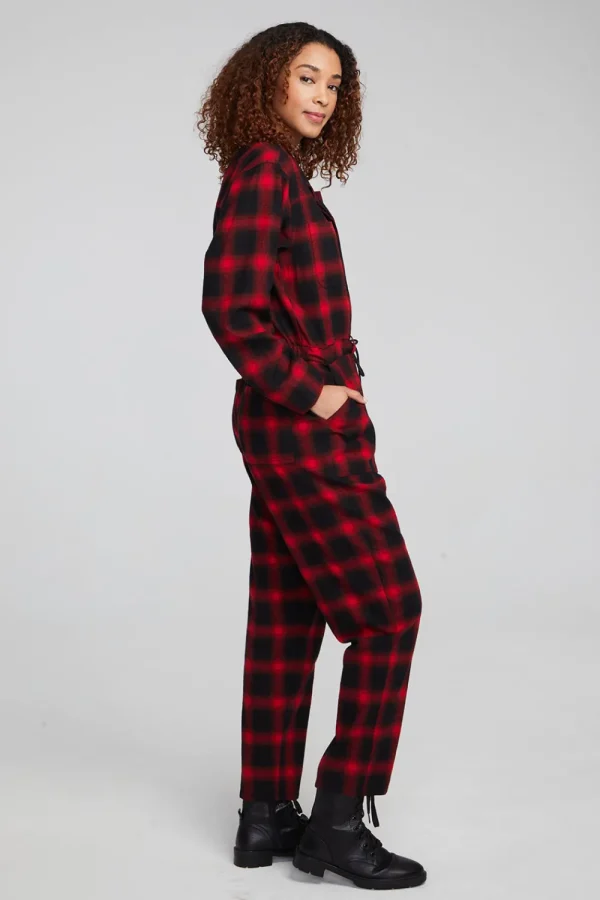 Discount Lexi Sunset Plaid Jumpsuit Women Loungewear | Bottoms