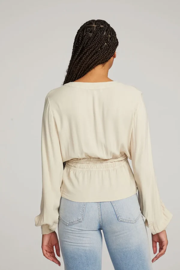 Shop Liberty Bark-White Blouse Women Loungewear | Tops