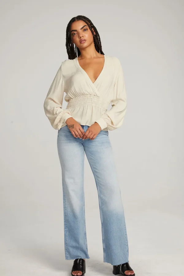 Shop Liberty Bark-White Blouse Women Loungewear | Tops