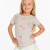 Outlet Lightning Heart Girls Tee Kids Girls