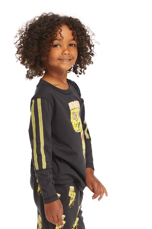 Best Lightning Pizza Long Sleeve Pullover Kids/BOY Boys