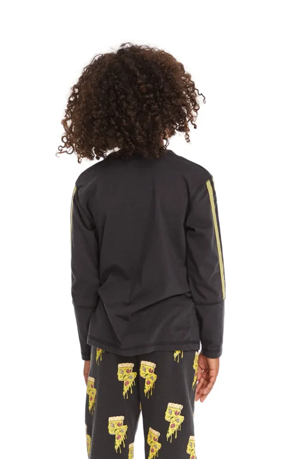 Best Lightning Pizza Long Sleeve Pullover Kids/BOY Boys