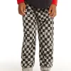 Clearance Lightning Splatter Checker Joggers Kids/BOY Boys