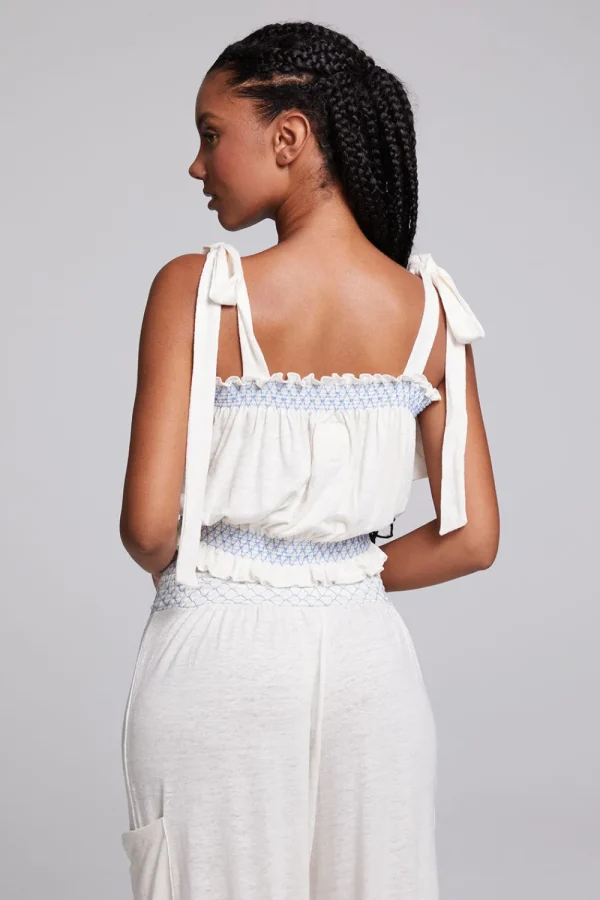 Hot Lirhetta Floral Bouquet Embroidery Crop Top Women Loungewear | Tops