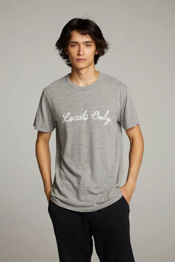 Online Locals Only Crew Neck Tee Tops
