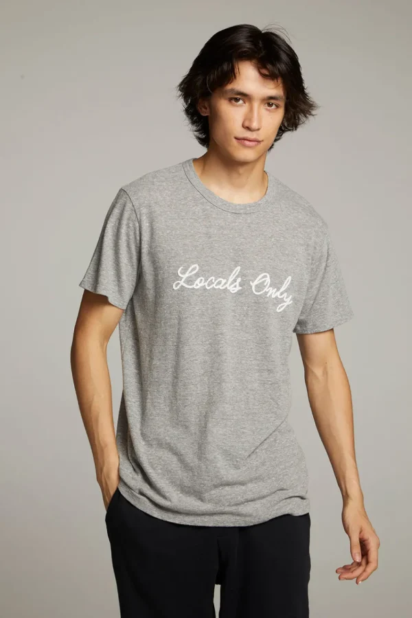 Online Locals Only Crew Neck Tee Tops