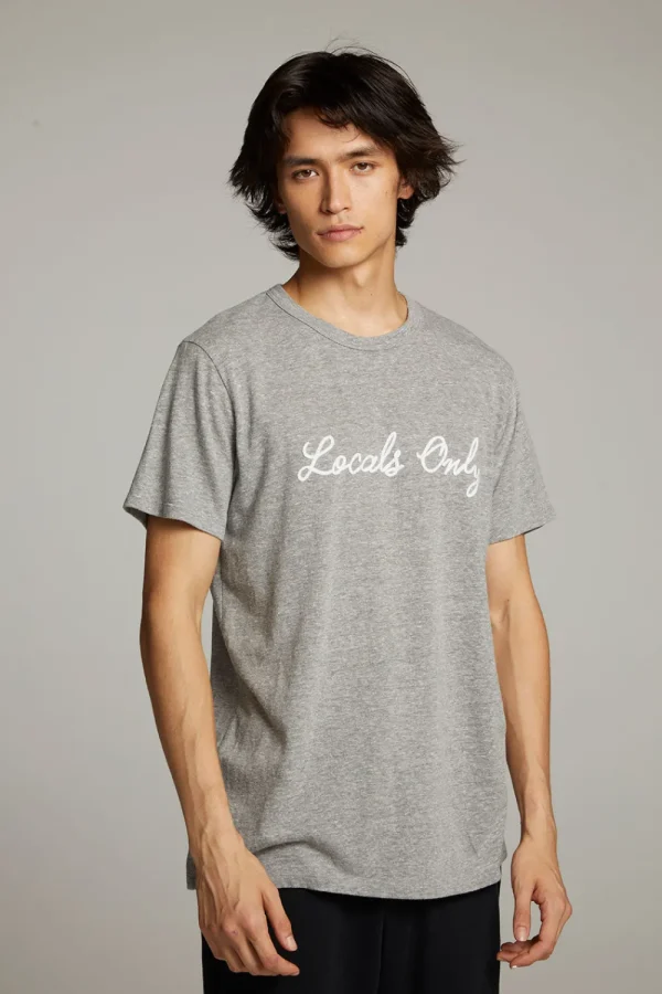Online Locals Only Crew Neck Tee Tops