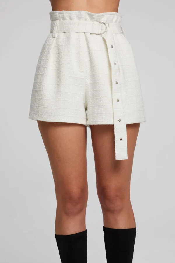 Cheap Lombard Starry White Short Women Loungewear | Bottoms