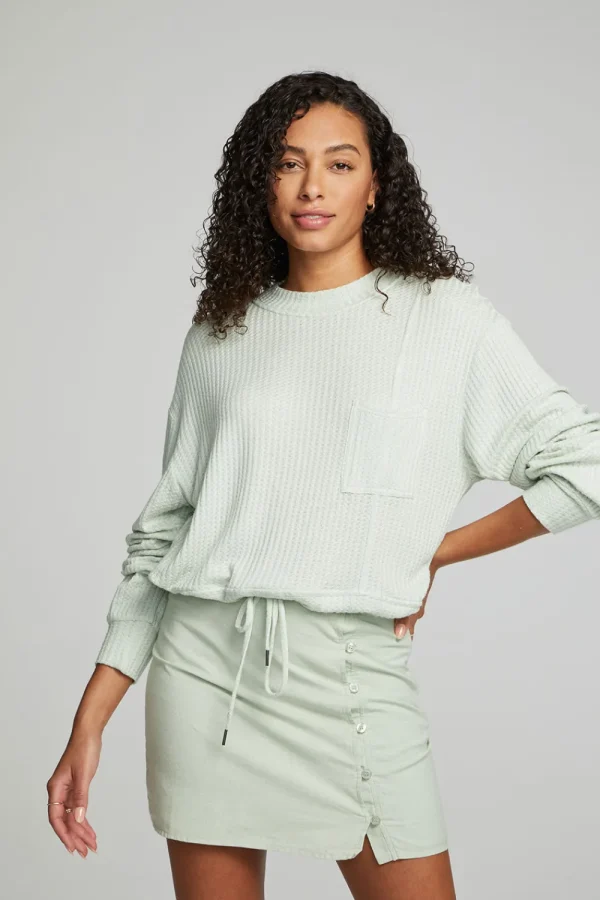 Store Lomita Pullover - Sage Women Loungewear