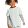 New Long And Short Sleeve Blue Bird Tee Kids/BOY Boys