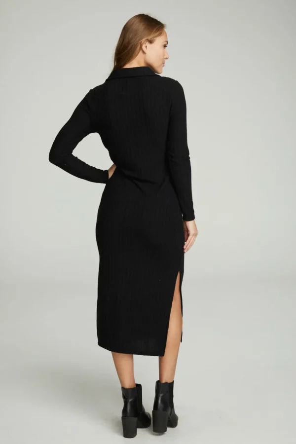 Sale Long Sleeve Button Down Collar Dress Women Dresses