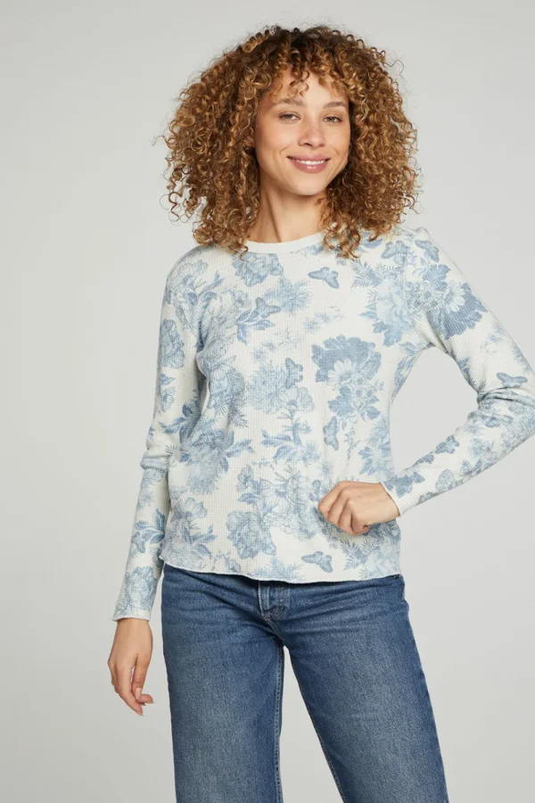 Sale Long Sleeve Crew Neck Tee Women Tops