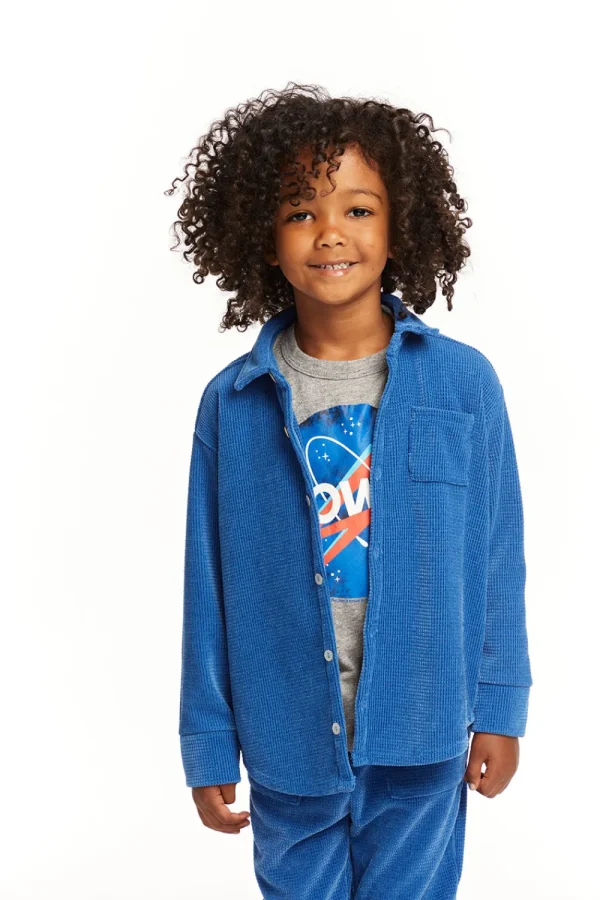 Outlet Long Sleeve Peacock Button Down Collar Shirt Kids/BOY Boys