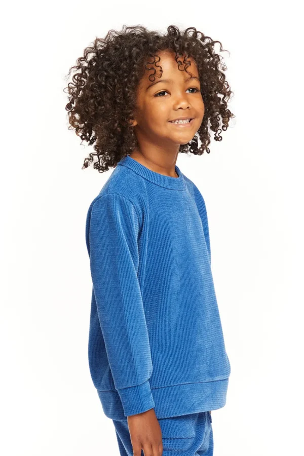 Fashion Long Sleeve Peacock Crew Neck Pullover Kids/BOY Boys