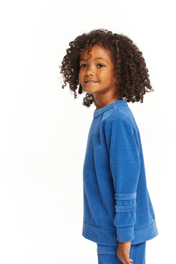 Fashion Long Sleeve Peacock Crew Neck Pullover Kids/BOY Boys