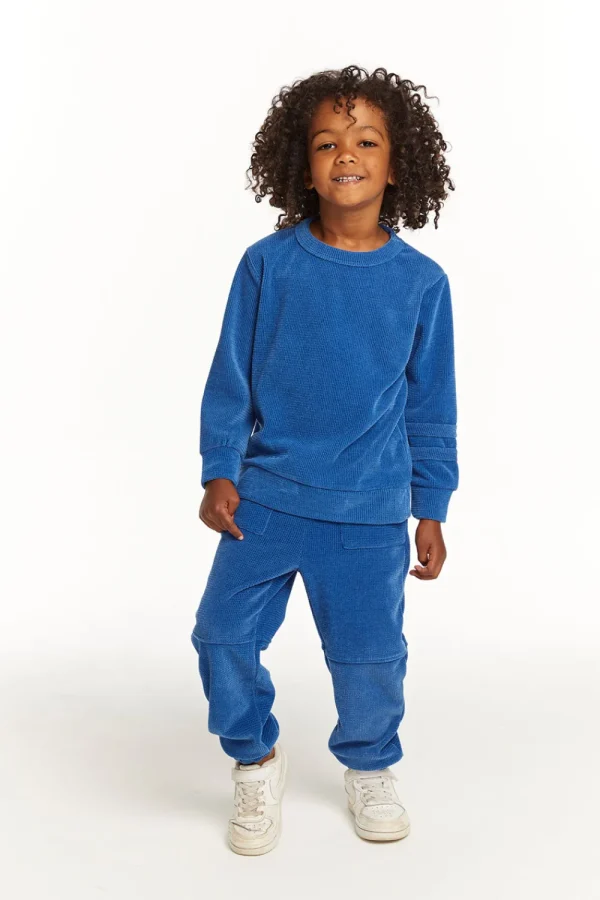Fashion Long Sleeve Peacock Crew Neck Pullover Kids/BOY Boys
