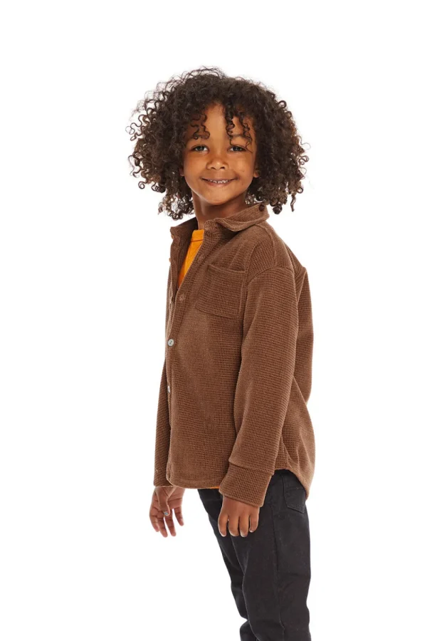 Sale Long Sleeve Quartz Button Down Collar Shirt Kids/BOY Boys