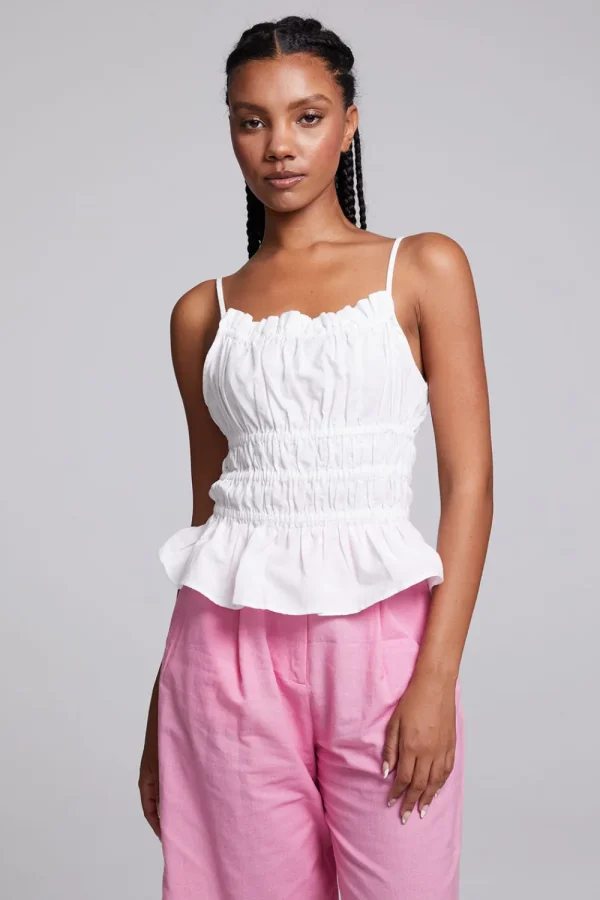 Flash Sale Lorenzo White Tank Top Women Loungewear | Tops