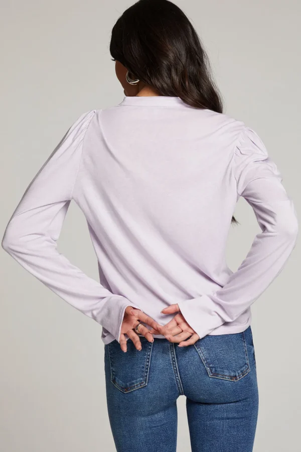 Fashion Lotus Petal Long Sleeve Women Loungewear | Tops