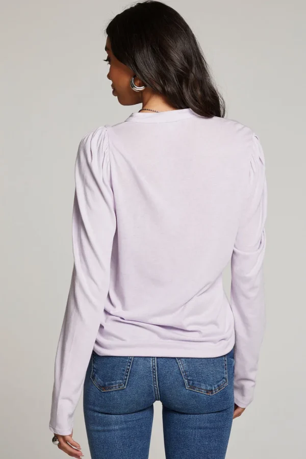 Fashion Lotus Petal Long Sleeve Women Loungewear | Tops