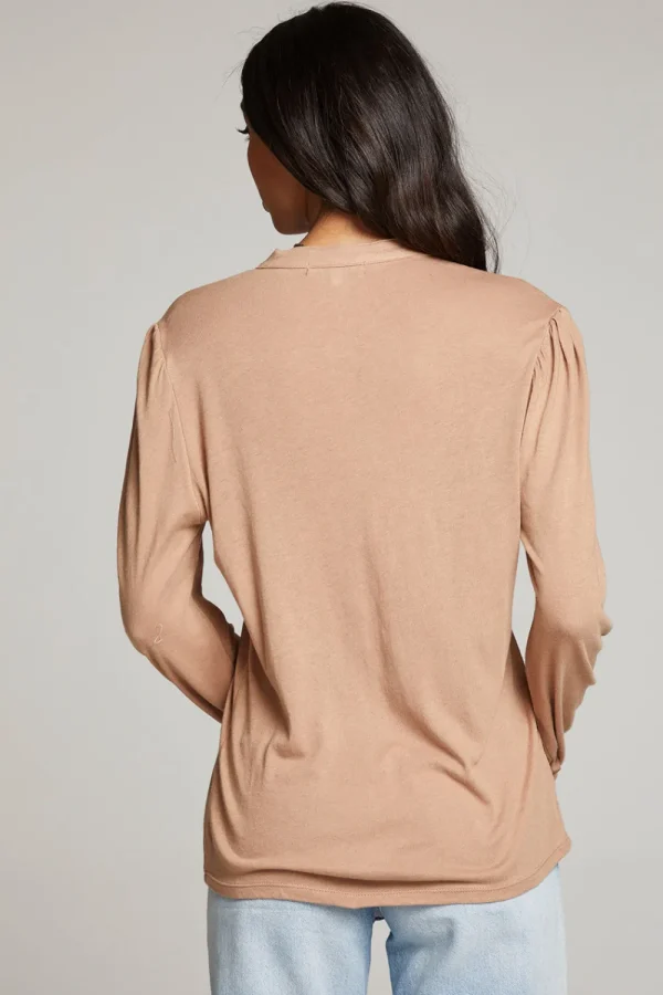 Online Lotus Warm Taupe Long Sleeve Women Loungewear | Tops