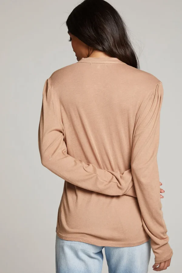 Online Lotus Warm Taupe Long Sleeve Women Loungewear | Tops