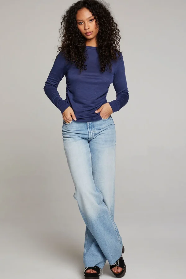 Clearance Louis Sapphire Long Sleeve Women Loungewear | Tops