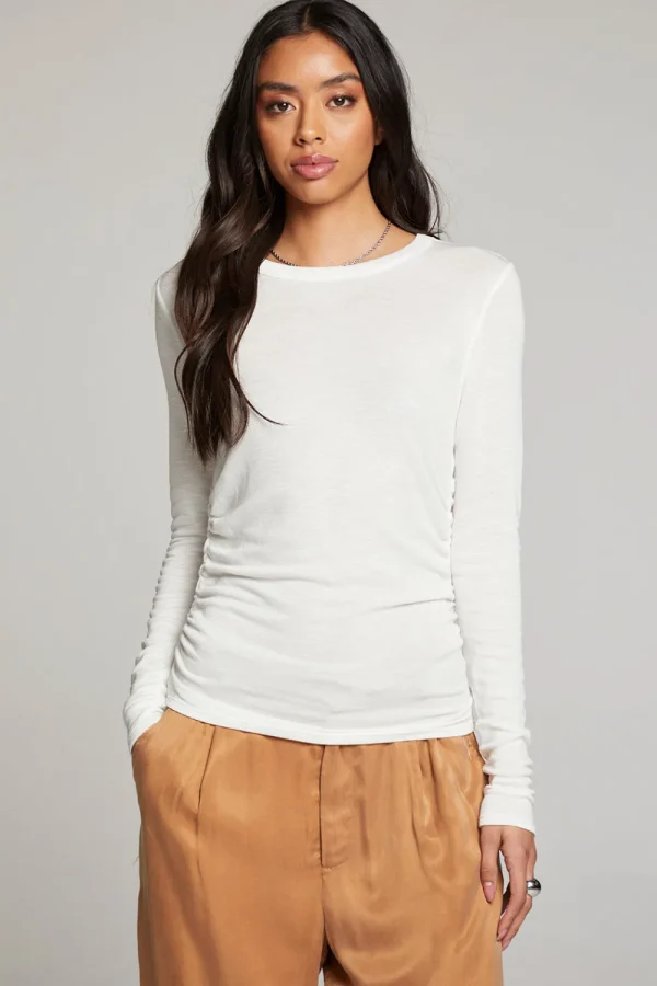Flash Sale Louis White Long Sleeve Women Loungewear | Tops