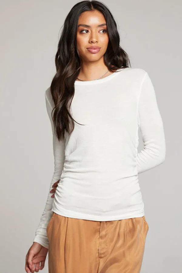 Flash Sale Louis White Long Sleeve Women Loungewear | Tops