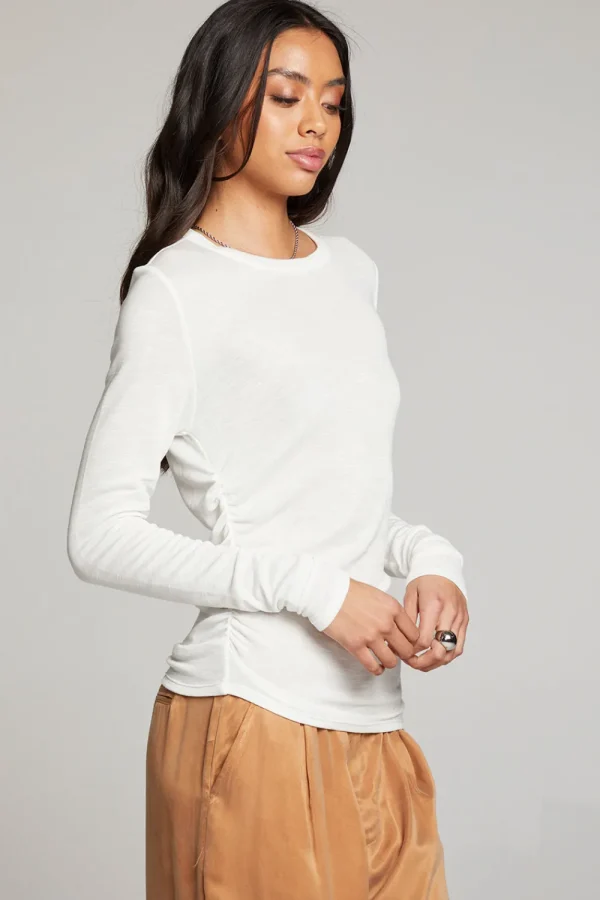 Flash Sale Louis White Long Sleeve Women Loungewear | Tops