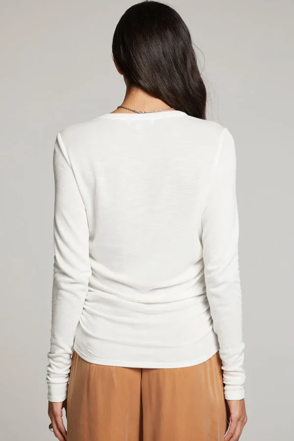 Flash Sale Louis White Long Sleeve Women Loungewear | Tops