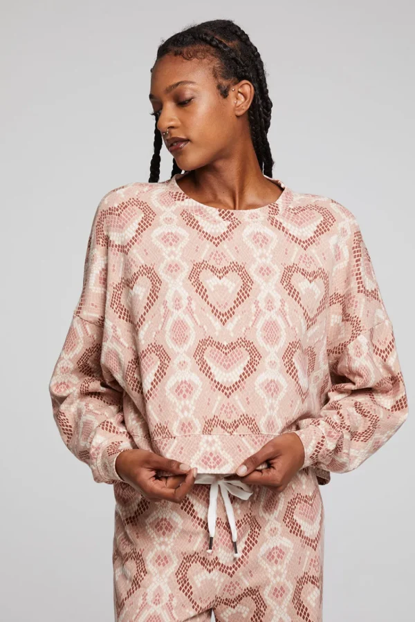Online Love Snake Pullover Women Loungewear | Graphics