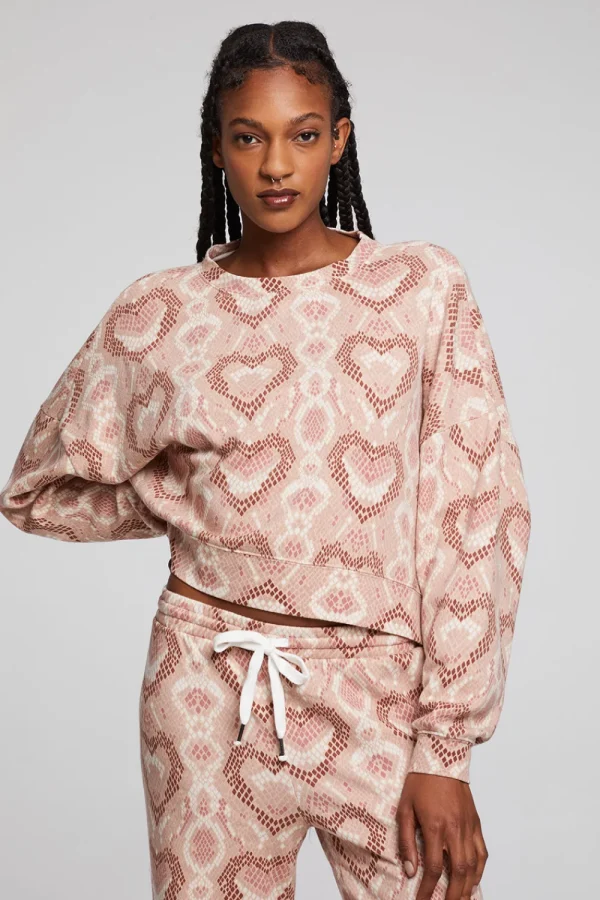 Online Love Snake Pullover Women Loungewear | Graphics