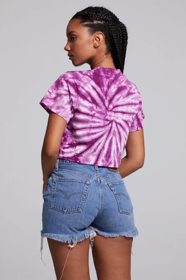 Fashion Love Sun Crop Crew Neck Tee Women Loungewear | Graphics