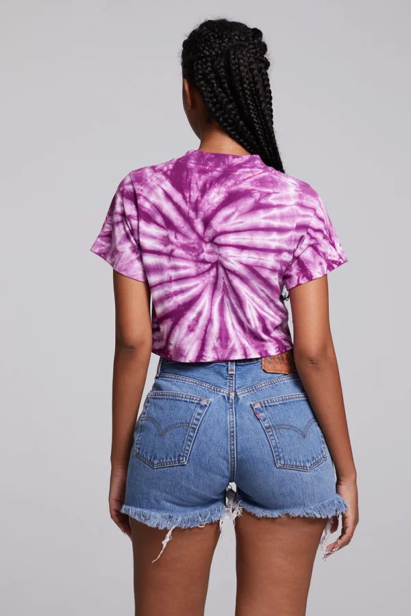 Fashion Love Sun Crop Crew Neck Tee Women Loungewear | Graphics
