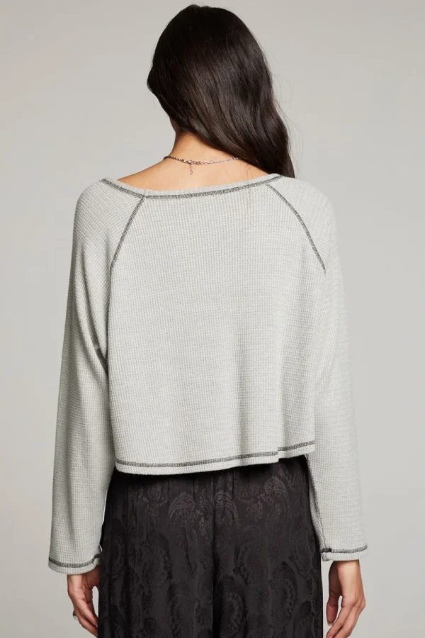 Store Lucy Heather Grey Long Sleeve Women Loungewear | Tops