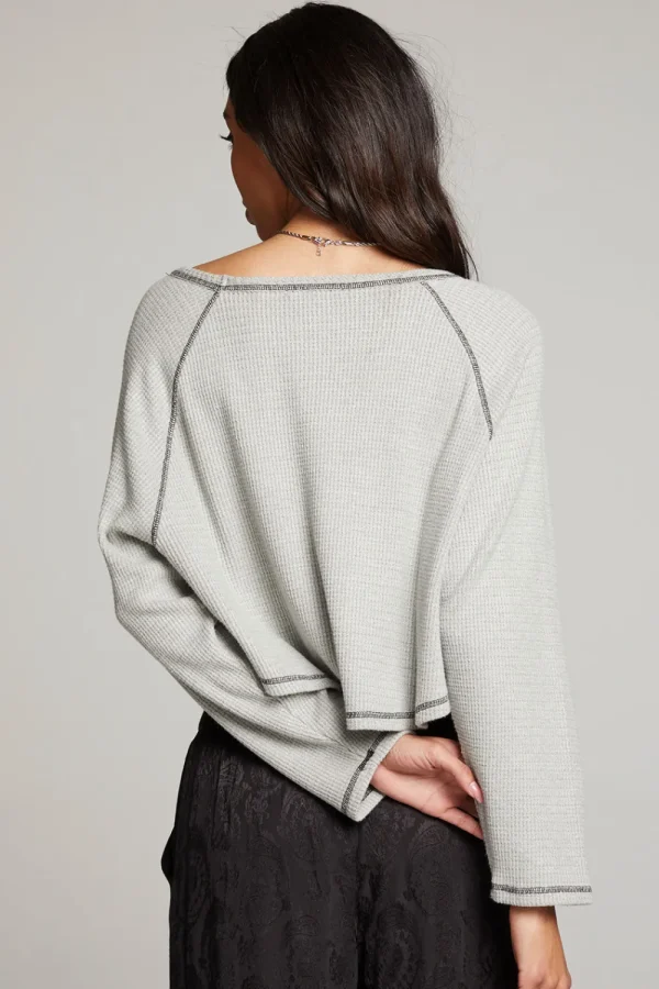 Store Lucy Heather Grey Long Sleeve Women Loungewear | Tops