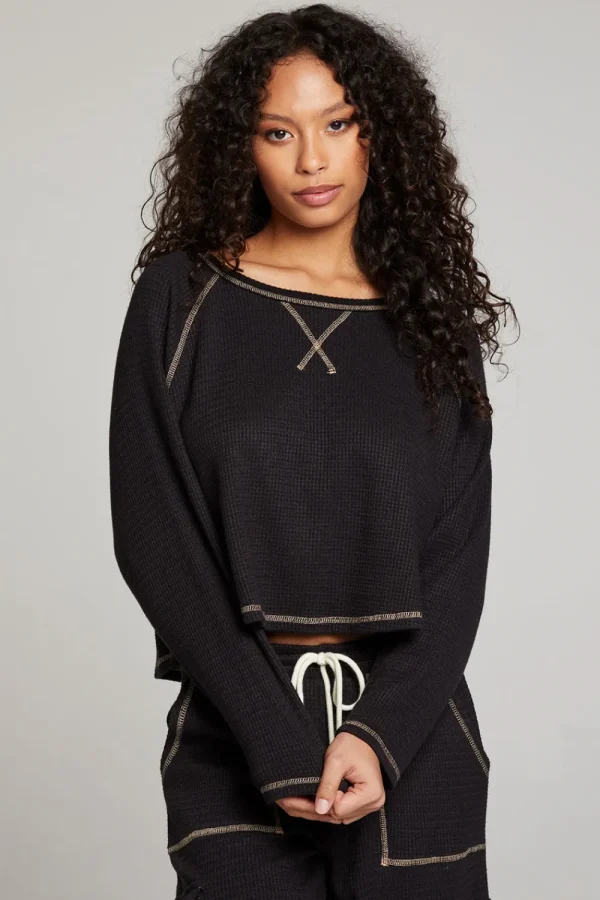Fashion Lucy Licorice Long Sleeve Women Loungewear | Tops