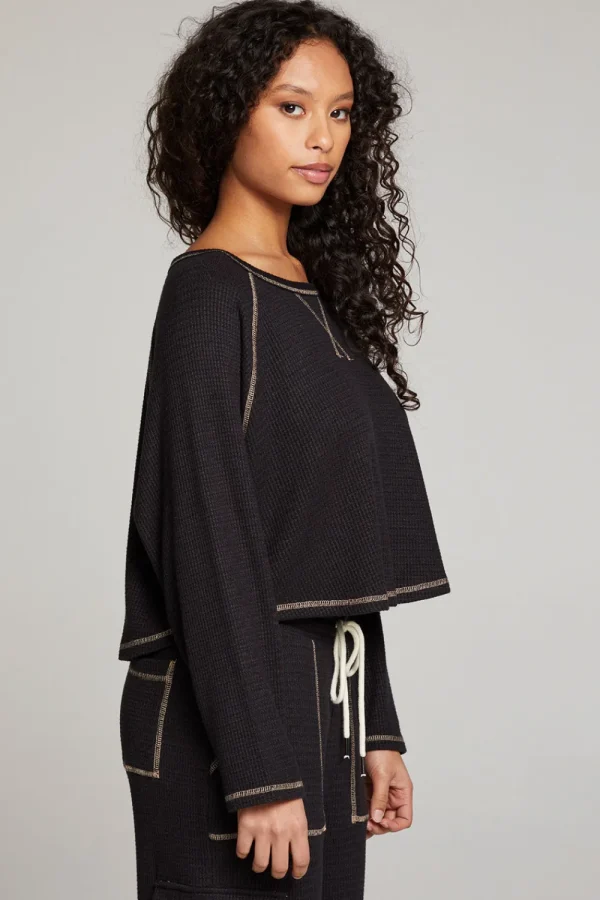 Fashion Lucy Licorice Long Sleeve Women Loungewear | Tops